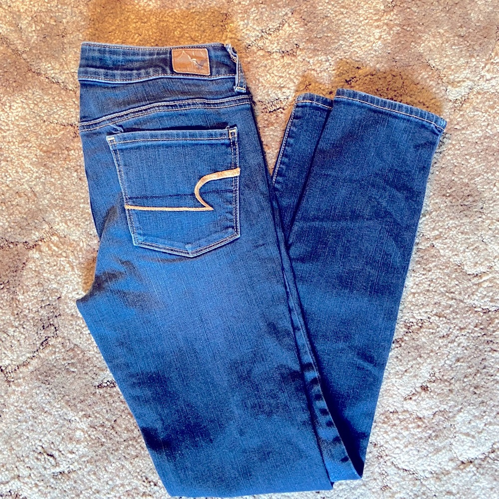 American Eagle Mid Rise Skinny Jeans Size 8